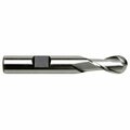 Sowa High Performance Cutting Tools 716 Dia x 12 Shank 2Flute Regular Length Ball Nose HSCO Cobalt End Mill 103399